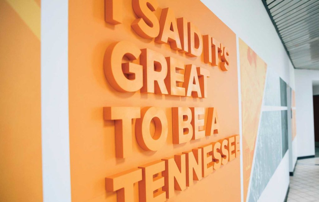 Arena Dining wall graphics