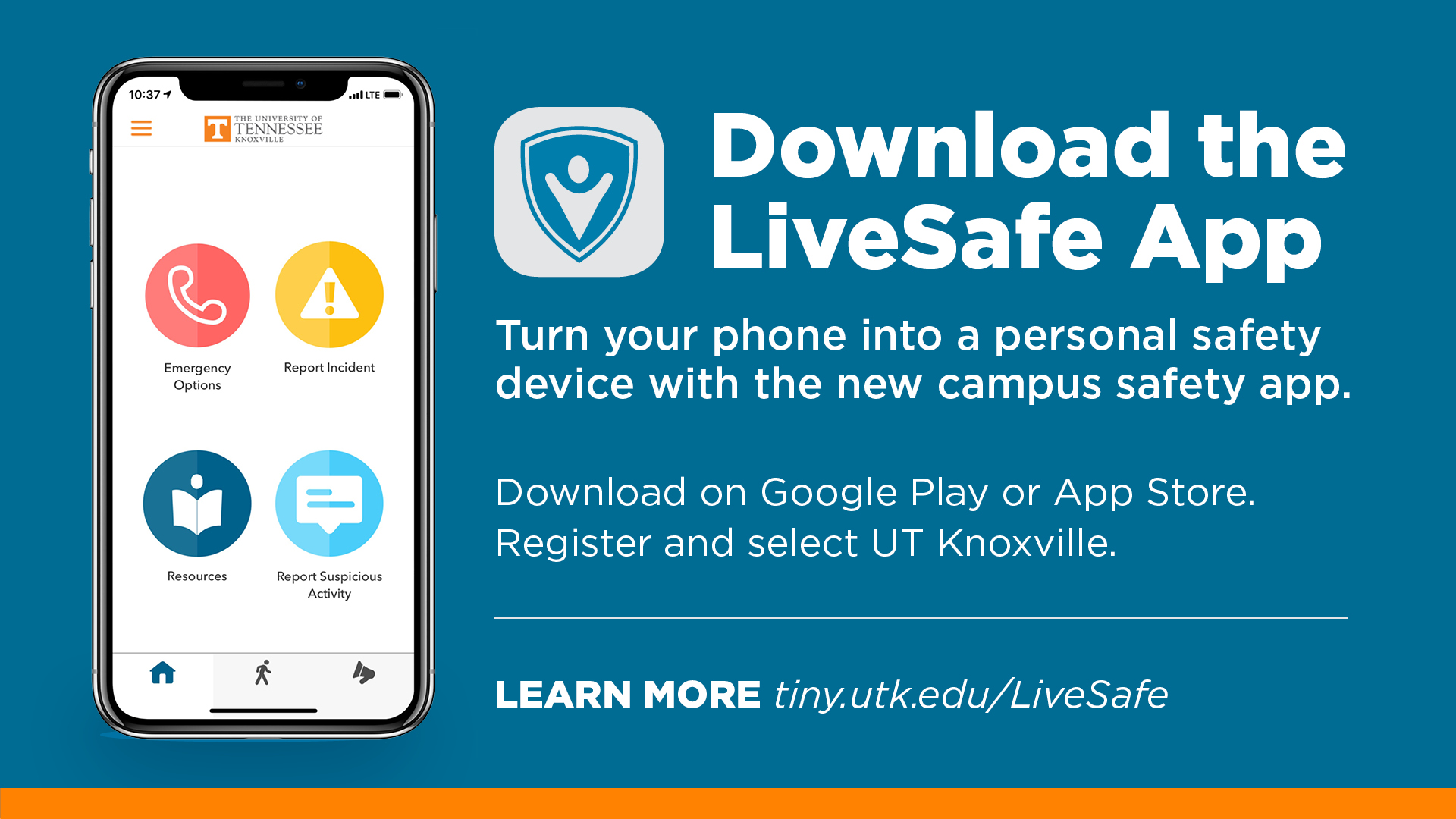 Download the LiveSave App digital sign