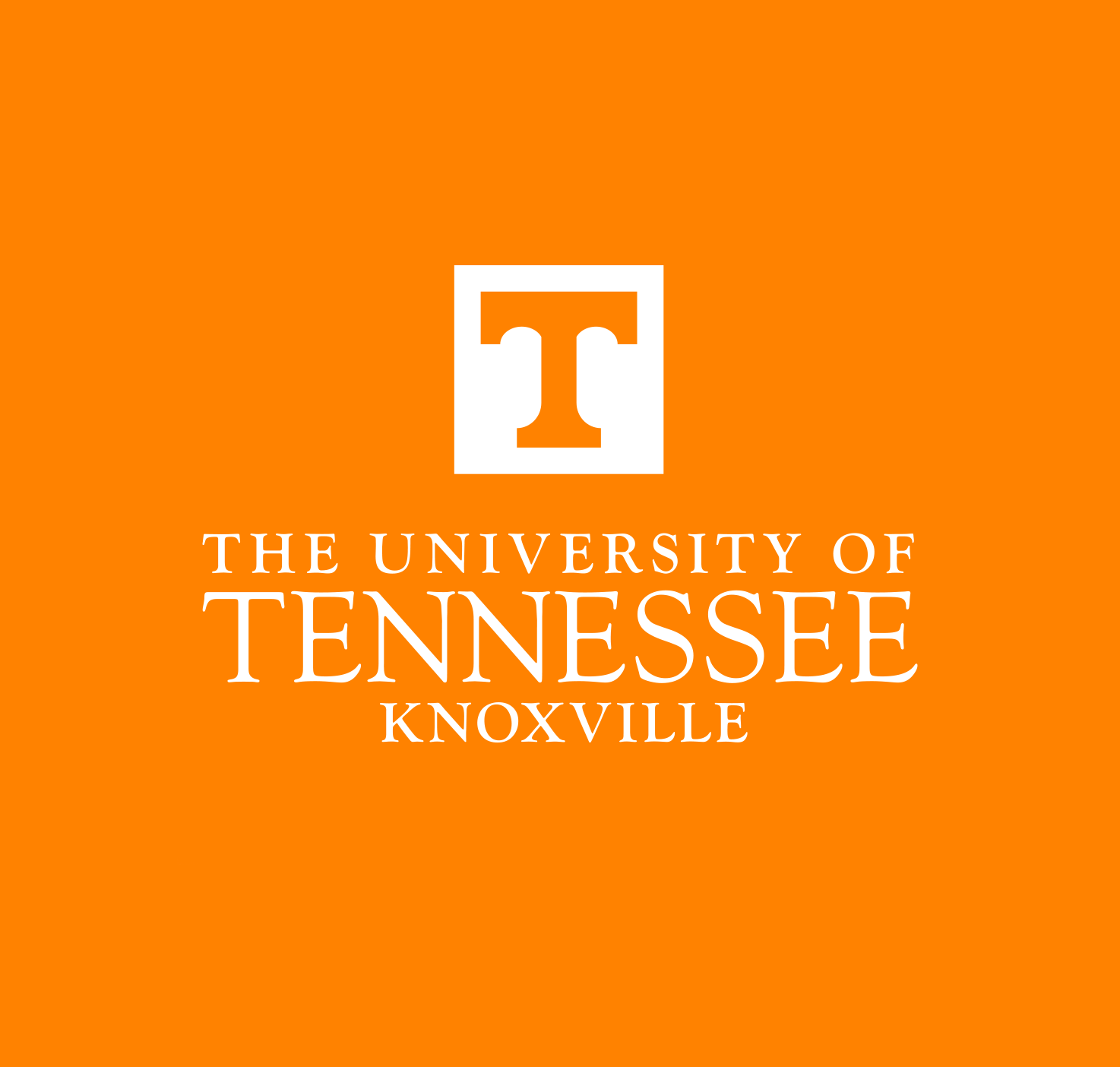 Reversed logo on Orange